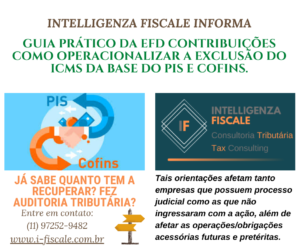 No último dia 24/06/2021, a Receita Federal do Brasil (RFB) publicou uma nova versão do Guia Prático da EFD Contribuições tratando sobre: como operacionalizar a exclusão do ICMS da base do PIS e COFINS.